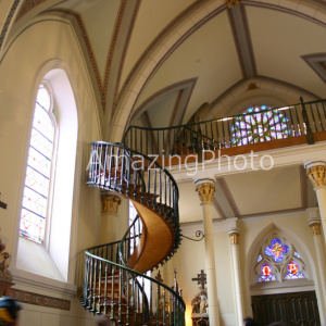 ロレットチャペル礼拝堂の不思議な階段