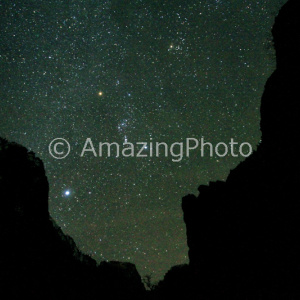 ザイオン国立公園の星空