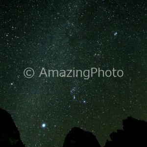 ザイオン国立公園の星空